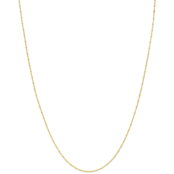 Giani Bernini 18k Gold-Plated Silver 1.25mm Square Fancy Link 20" Chain Necklace - Picture 6 of 7